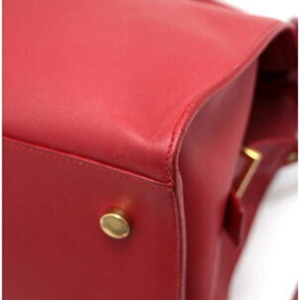 Saint Laurent Paris Cabas Bag Red Leather GG - Picture 4 of 6